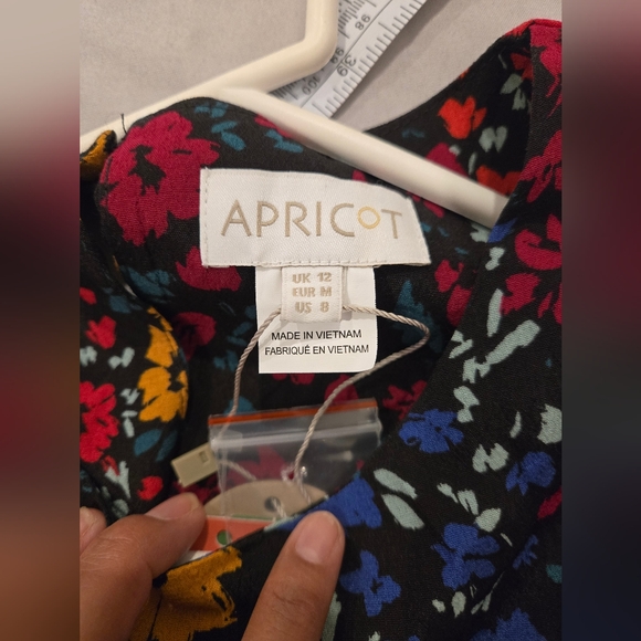 APRICOT Red and Black‎ Sheath Midi Dress Casual - Picture 4 of 11